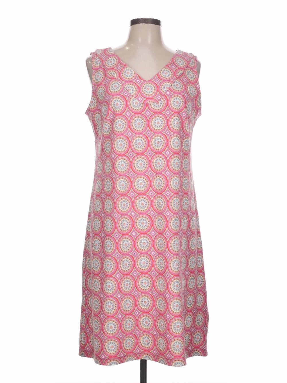 Talbots Sleeveless 100% Cotton Dress ALTERED *READ AND SEE PHOTOS*
